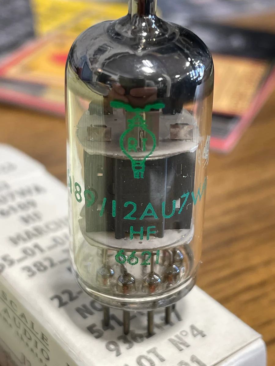 La Radiotechnique, Matched Pair... 12au7wa, Super Rare French Small Signal Tubes - C'est Magnifique!
