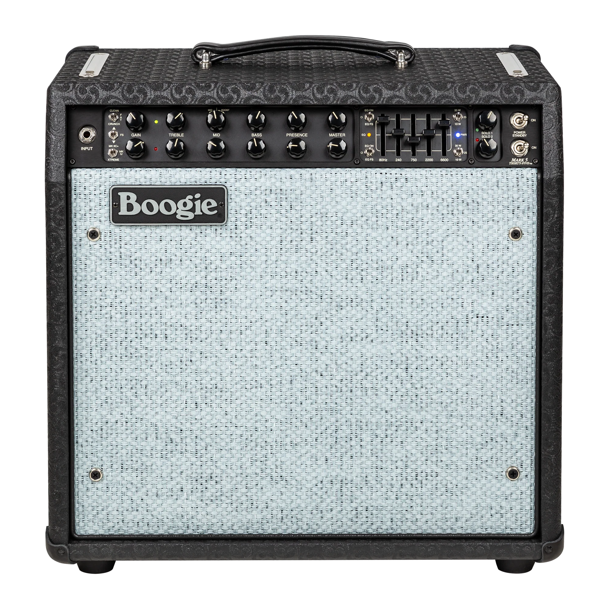 1.M35.BC_.SW_.F_1_Front.webp Mesa/Boogie Custom Configured Mark Five: 35 1x12 Combo Limited Edition, Custom Speaker, Black Comet