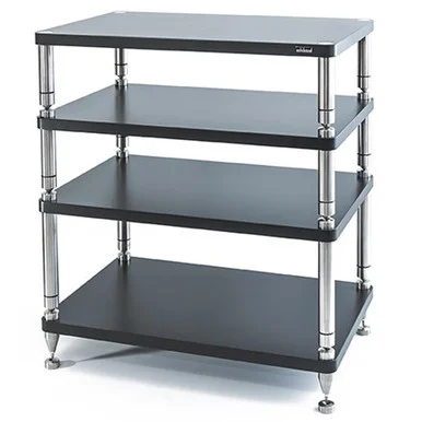 Solidsteel-Hyperspike HY-4L Modular Audio Rack (4 Shelf, 30.7W x 19.68D) **OPEN BOX**