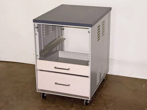 19" Rackmount 26 x 20 x 30Rolling Chassis w/2 drawers and Worksurface