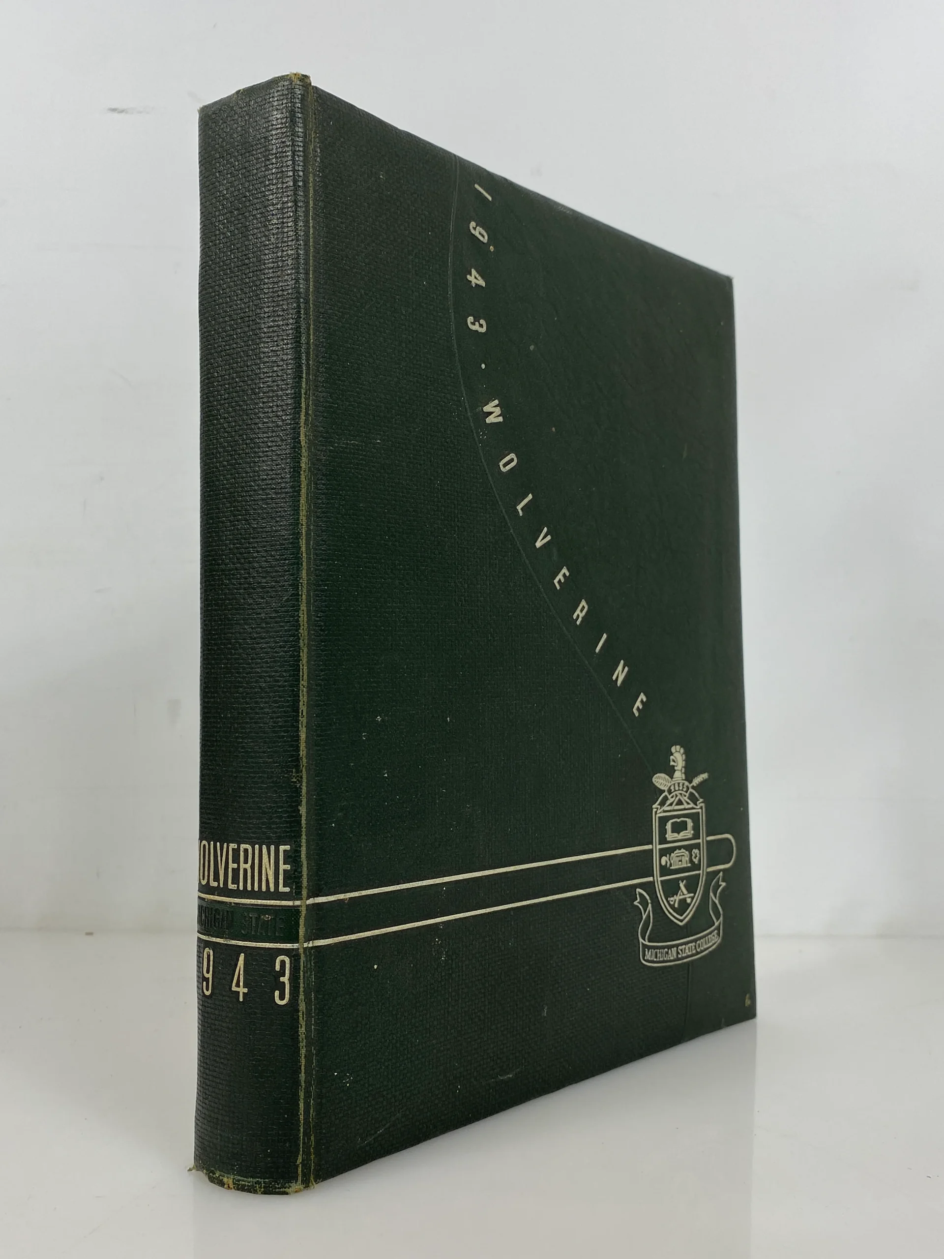 1943 Michigan State College "Wolverine" Yearbook HC