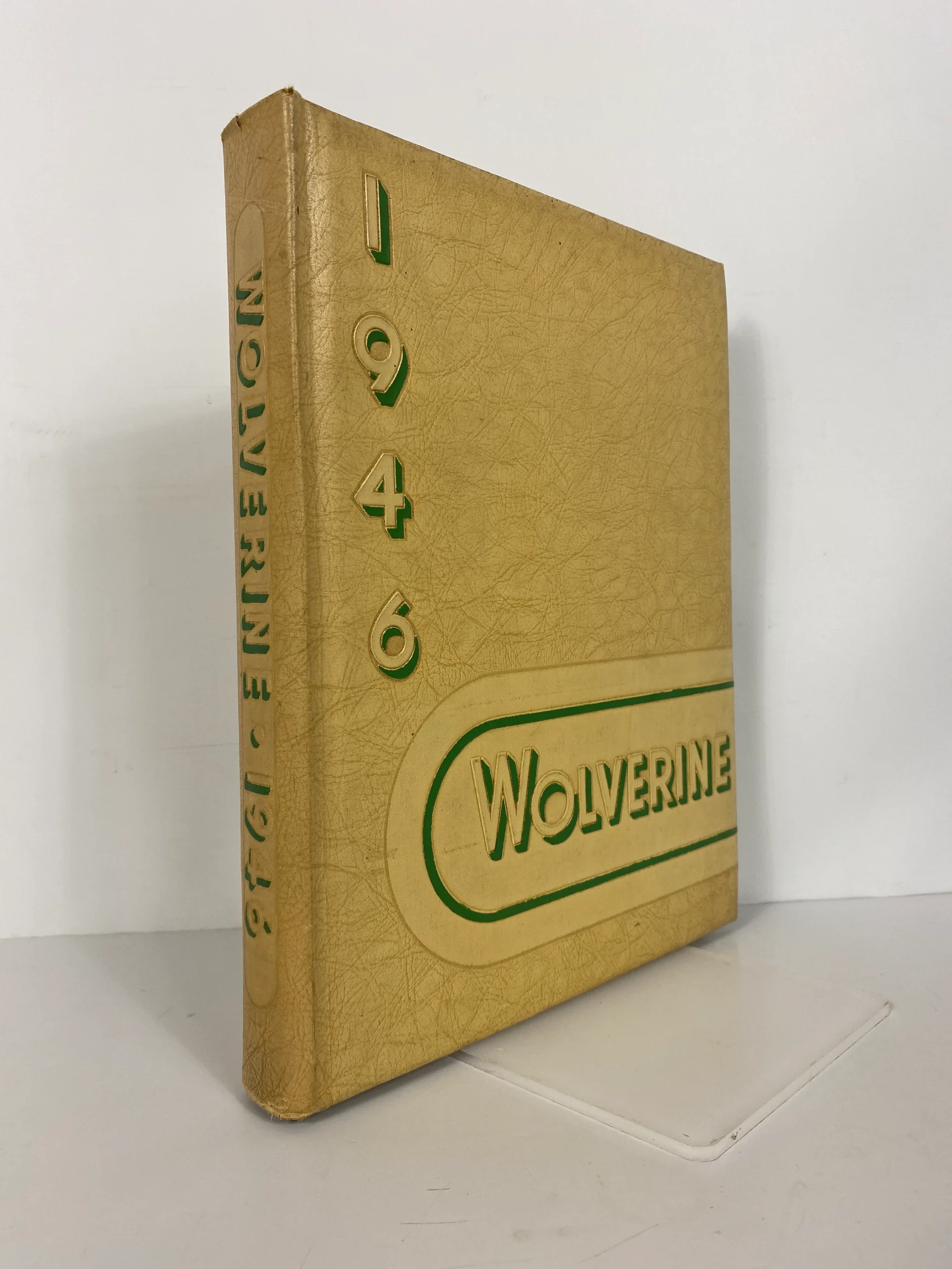 1946 Michigan State College Yearbook "Wolverine" HC
