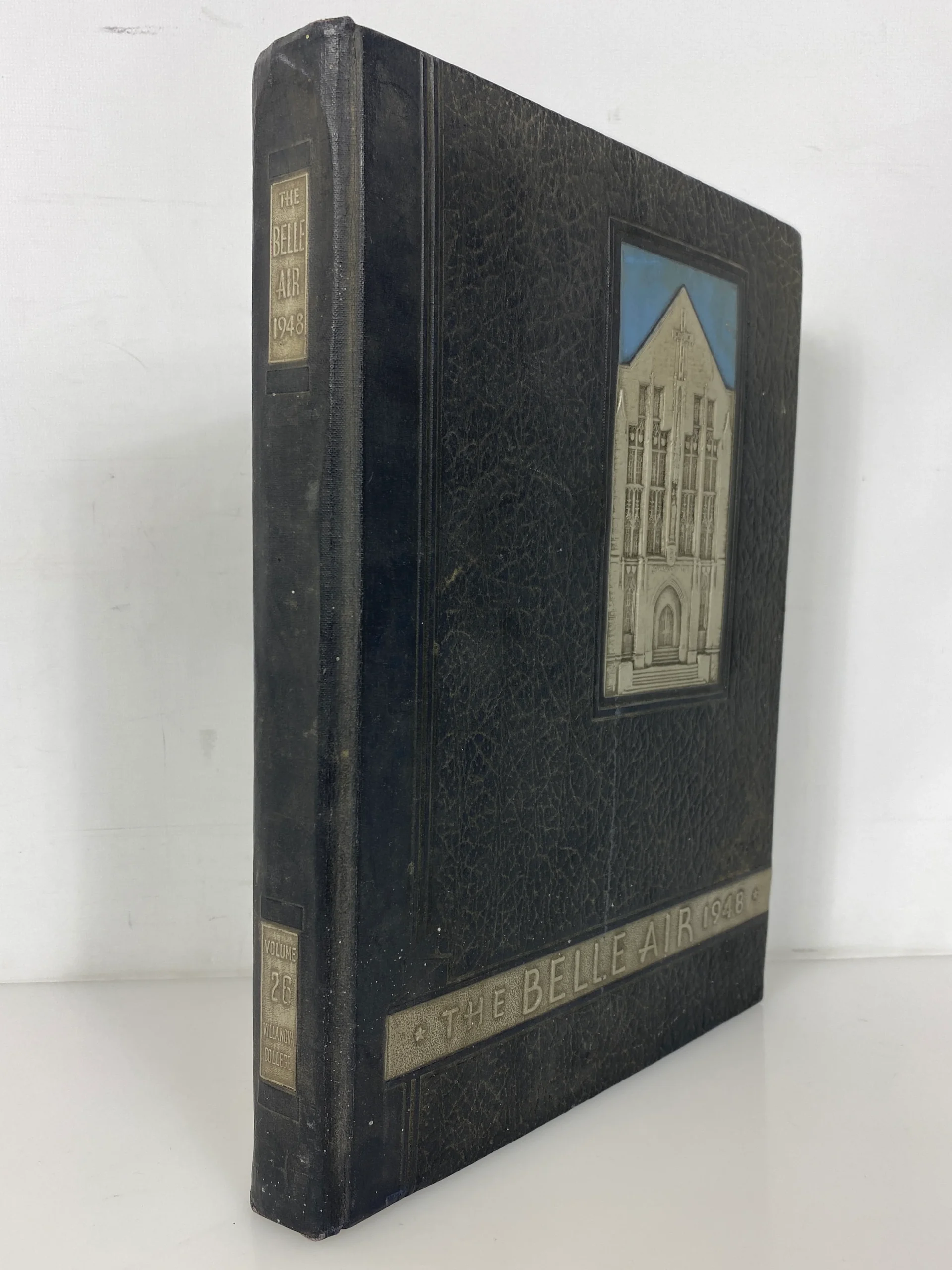 1948 Villanova College Yearbook " The Belle Air" Villanova PA with Ephemera HC