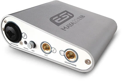 1_esi-maya22usb.webp ESI Audio MAYA22 USB - Silver - Flexible High Performance 24-bit USB Audio Interface - Silver