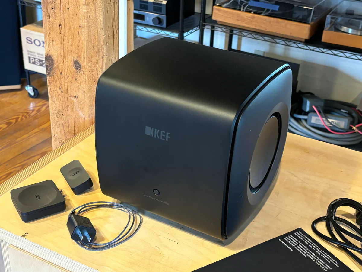 KEF, KC62 Sub... Bass-full Little Rascal w/Optional Wireless Kit