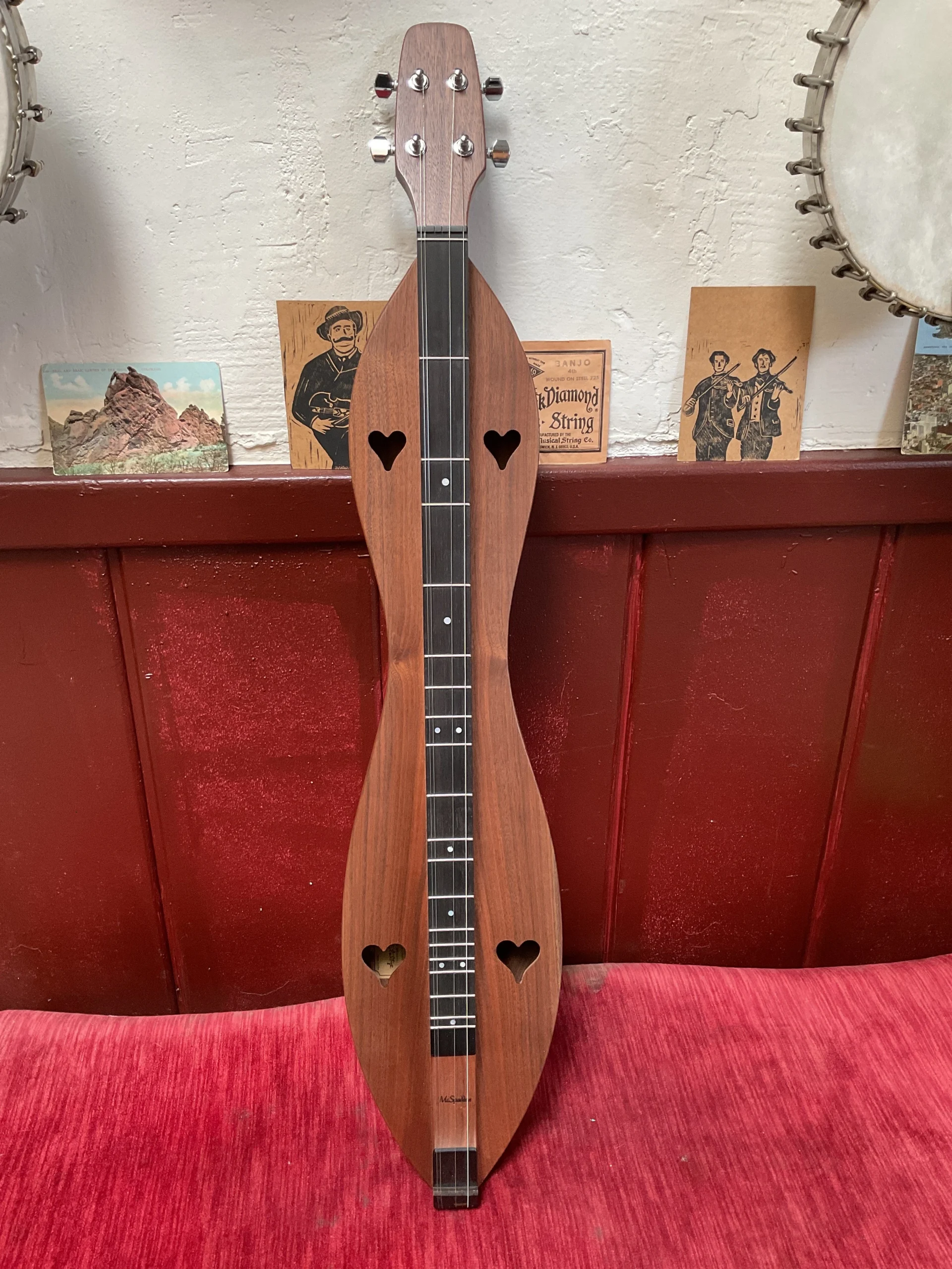 McSpadden 4FHWW-E Lap Dulcimer (2011) with Bag