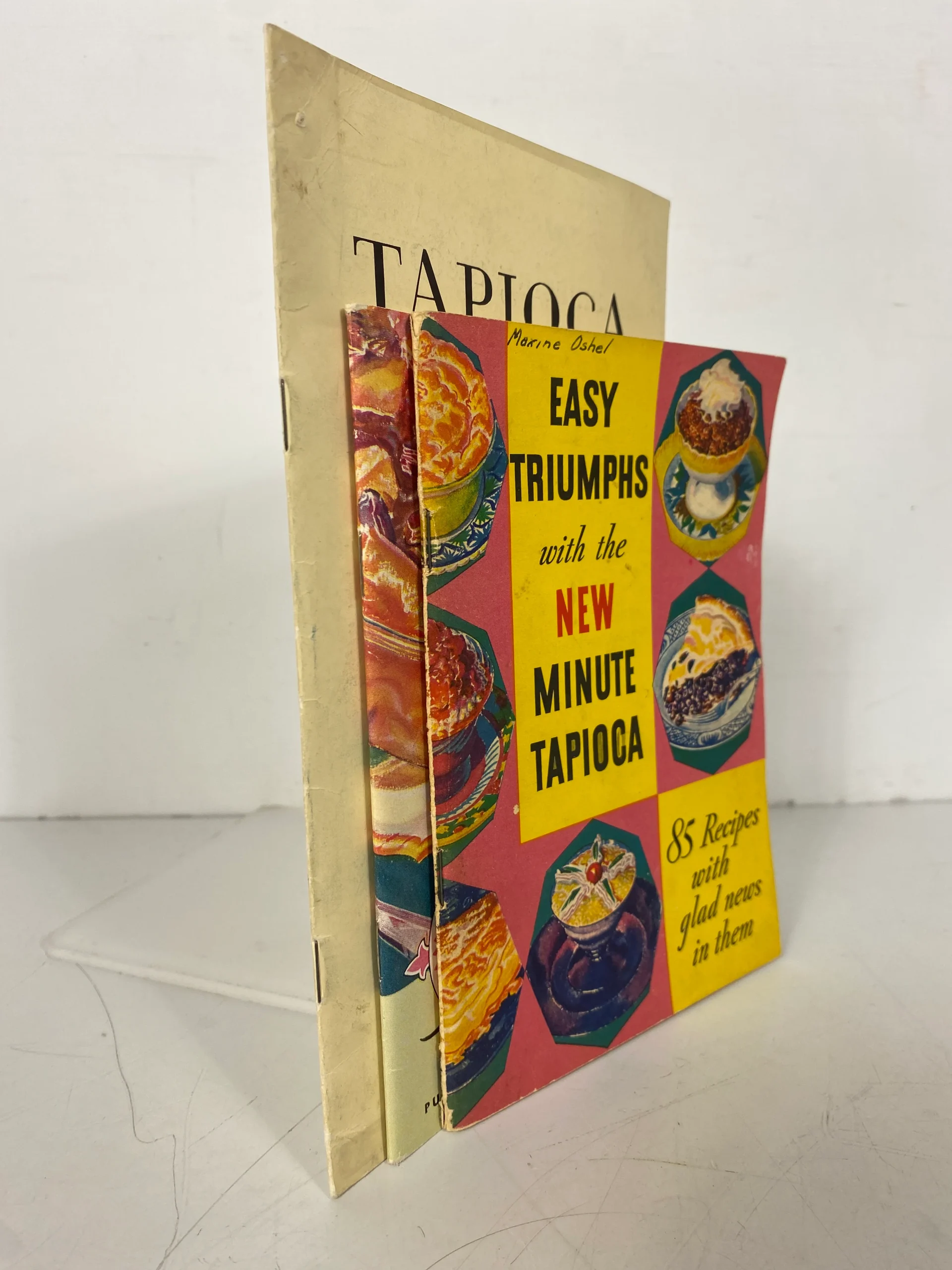 3 Vintage Minute Tapioca Recipe Booklets 1928-1934 SC