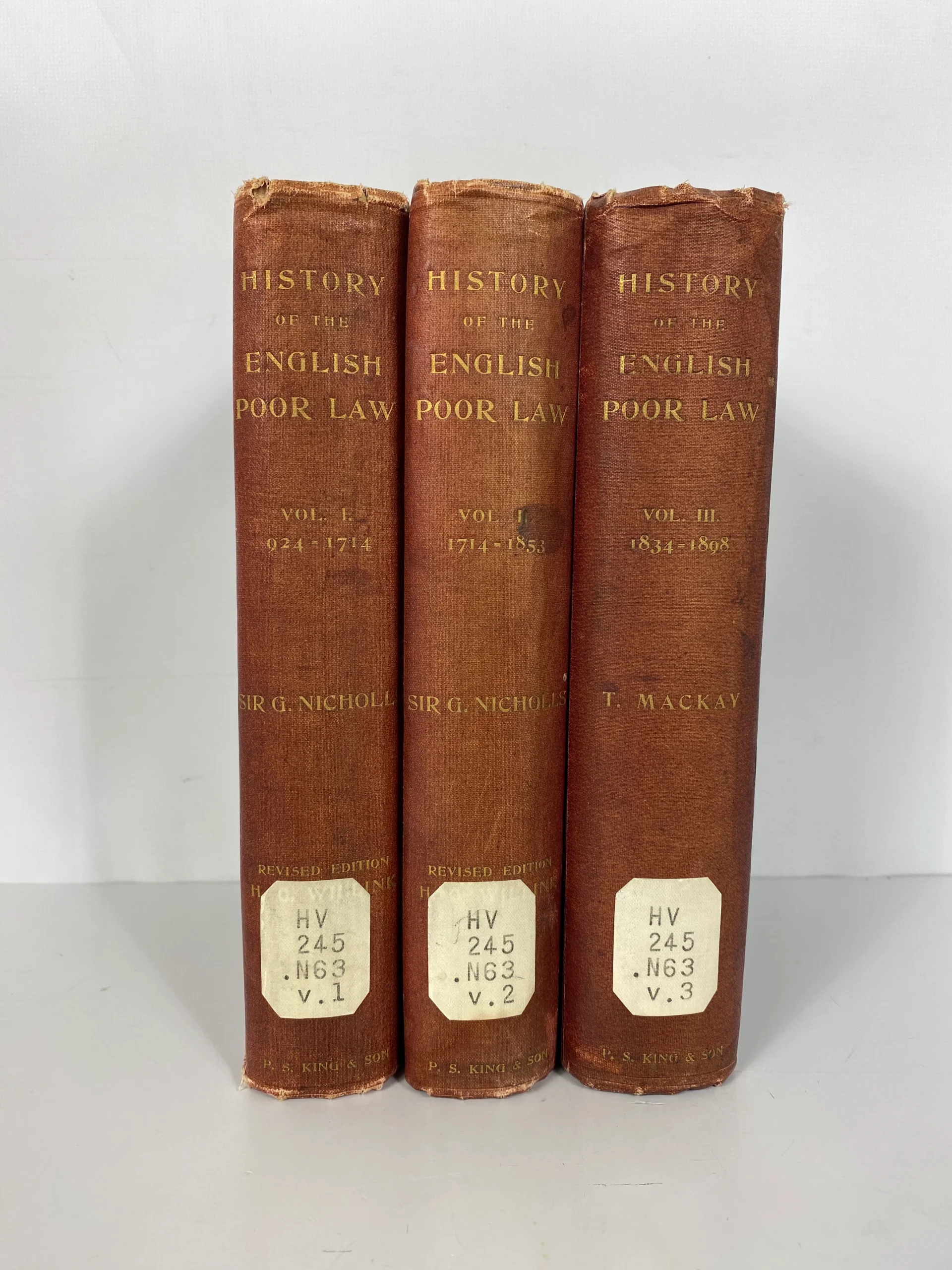 3-vol-set-a-history-of-the-english-poor-law-george-nicholls-1898-ex-library.webp 3 Vol Set: A History of the English Poor Law George Nicholls 1898 Ex-Library