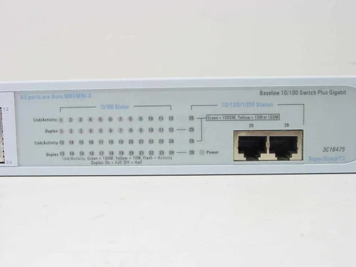 3COM 3C16475SuperStack 3 Baseline 10/100 Switch Plus Gigabit