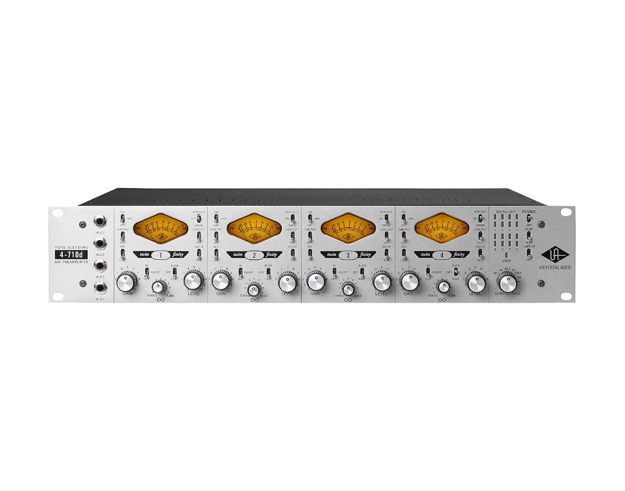 4-710d Four-Channel Tone-Blending Mic Preamp w/ Dynamics