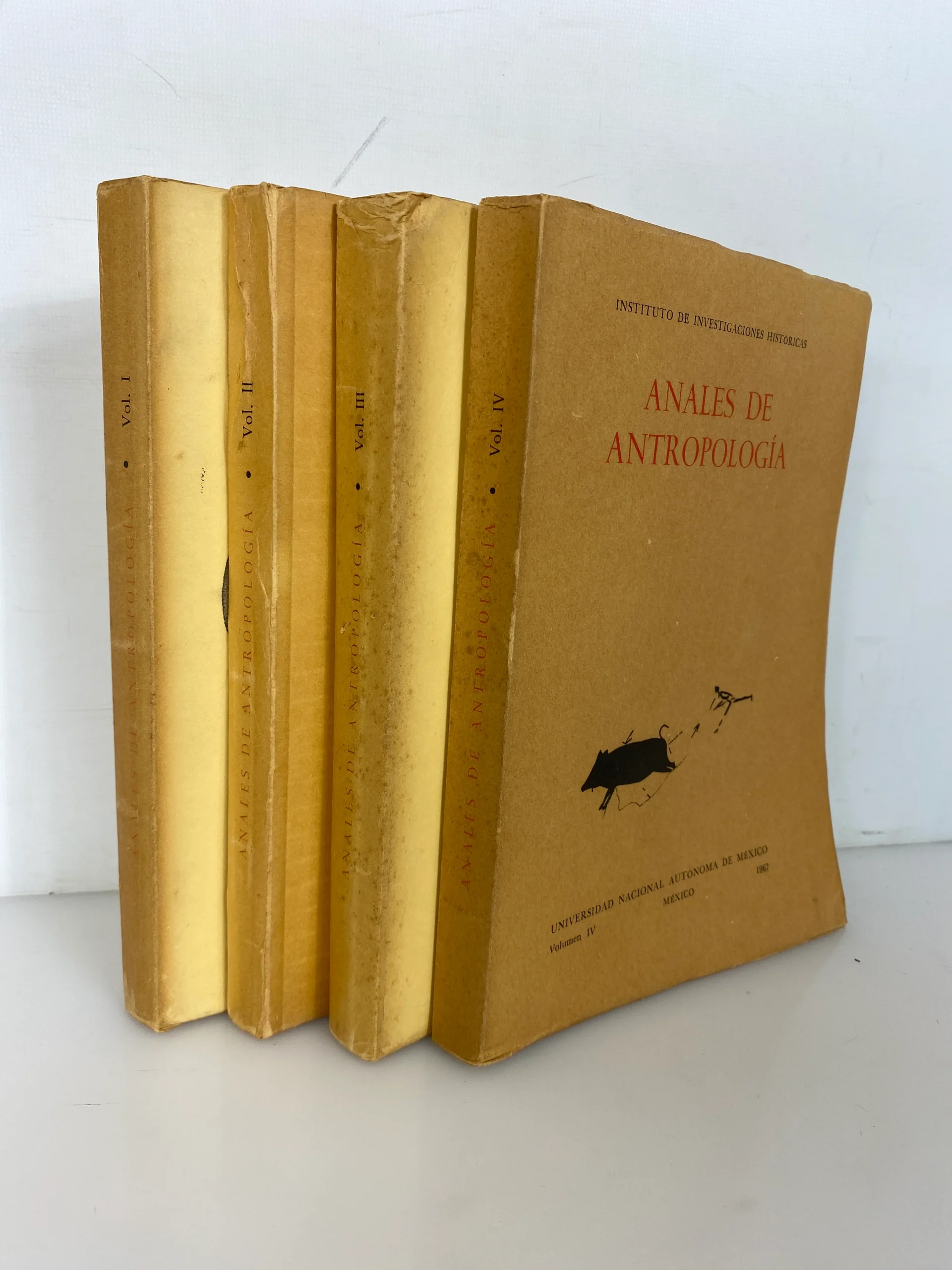 4-vols-anales-de-antropologia-vols-i-iv-in-spanish-1964-1967-sc.webp 4 Vols: Anales De Antropologia Vols I-IV (in Spanish) 1964-1967 SC