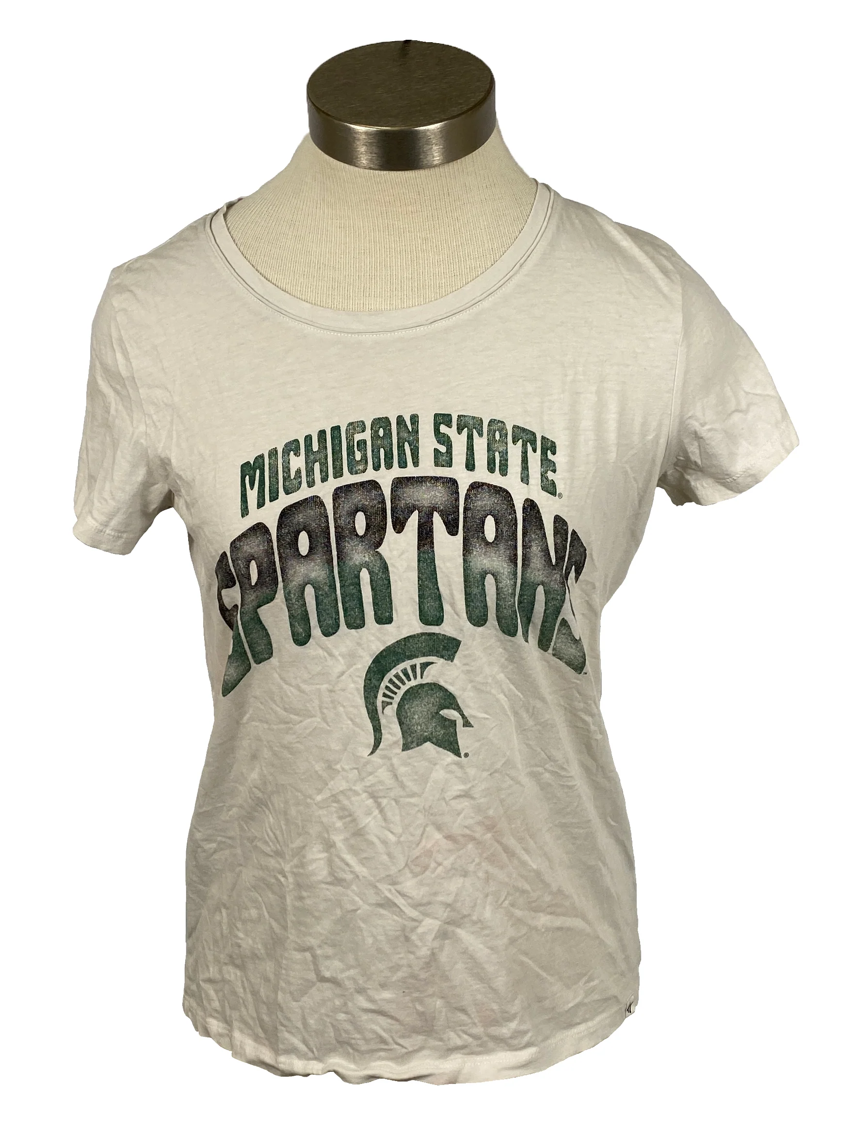 '47 Brand White MSU T-Shirt Women's Size S