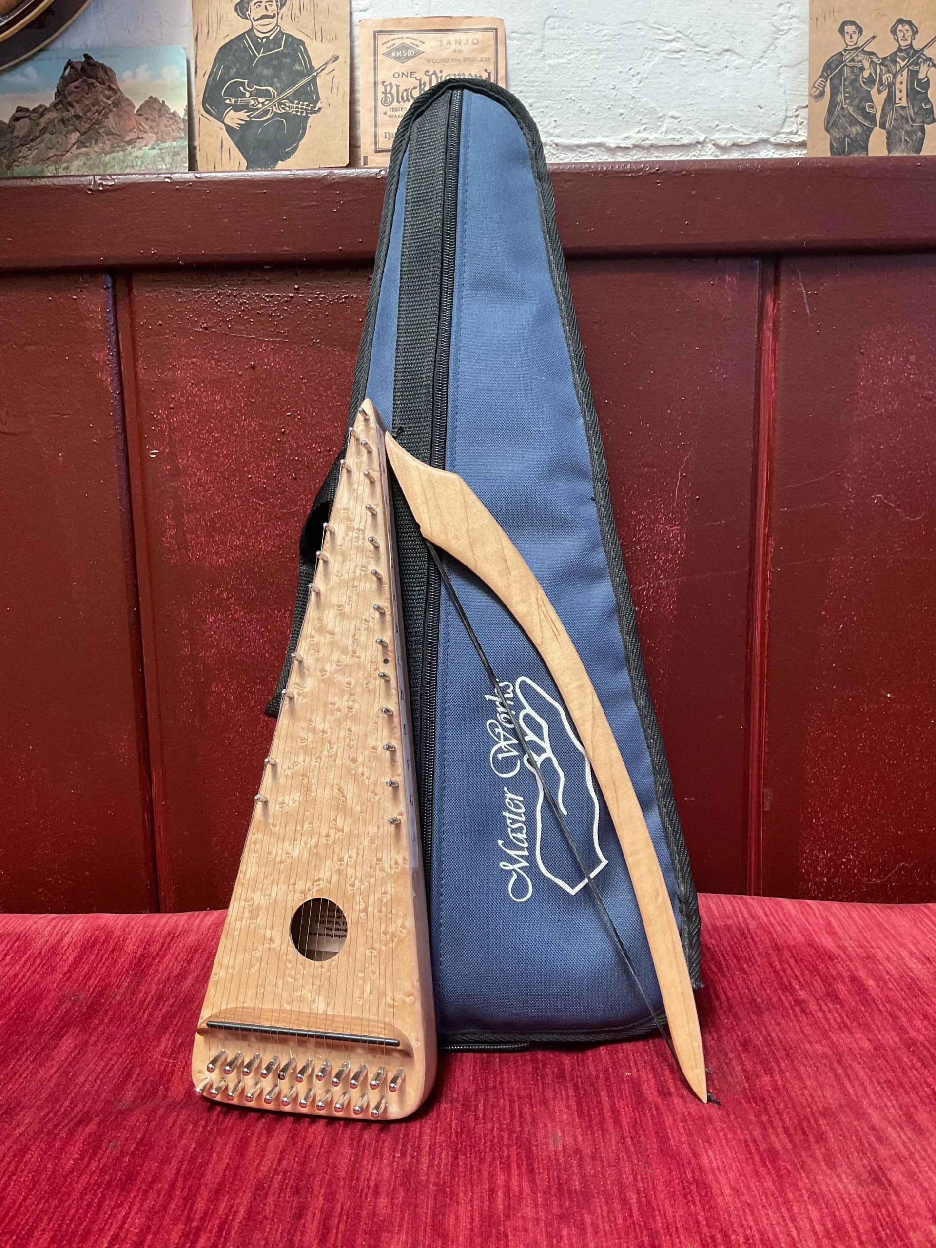 Ringing Strings (Rick Long) Soprano Bowed Psaltery (2006) with Bow and Bag