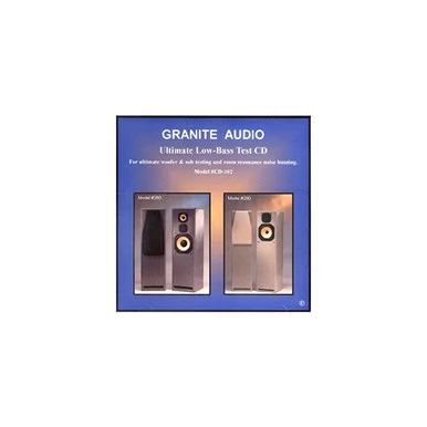 Granite Audio-Ultimate Low Bass CD