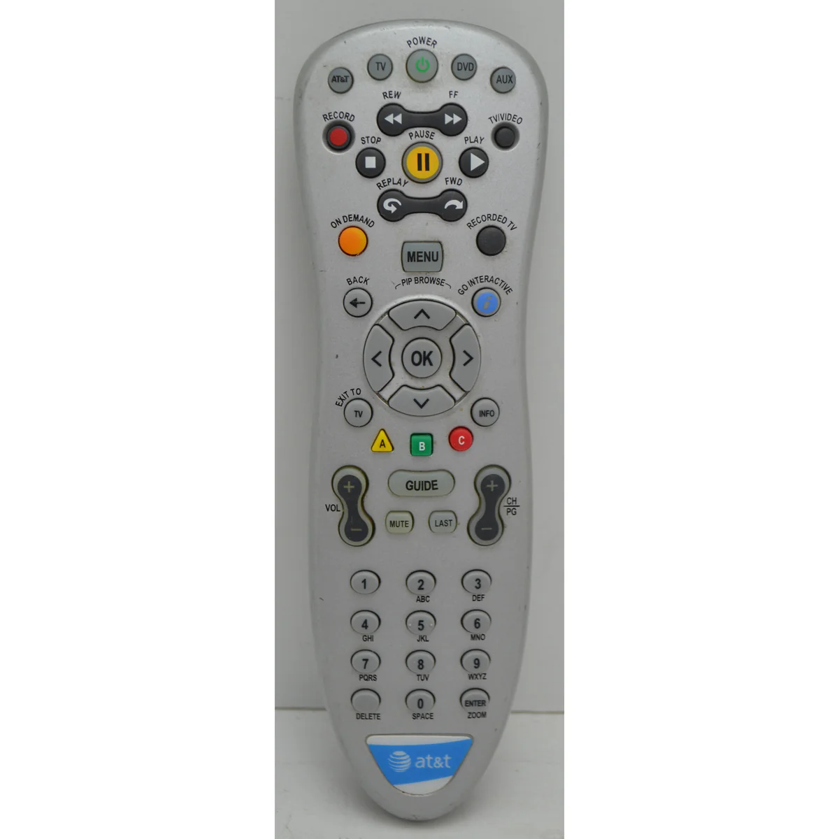 AT&T RC1534801 /00 530441-006-00 Universal Audio Video System/ TV Television Remote Control 313922867392