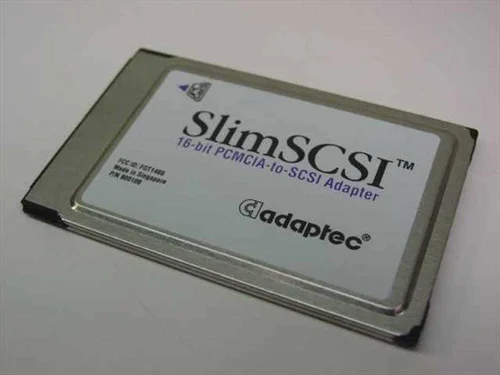 Adaptec 900100Slim SCSI 16 bit PCMCIA-to-SCSI Adapter- No Cable