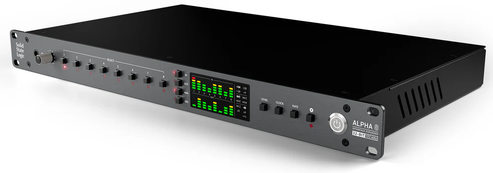 Solid State Logic Alpha 8 – 8x8 Premium AD/DA Converter & USB-C Audio Interface Expander