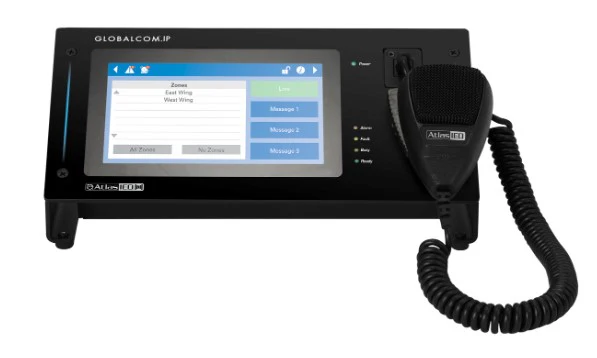 Atlas_Sound_IPCSDTOUCH-H_Stock_Image.webp Atlas Sound IPCSDTOUCH-H, IP Touch Screen Digital Communication Station w/ Handheld Mic, GLOBALCOM