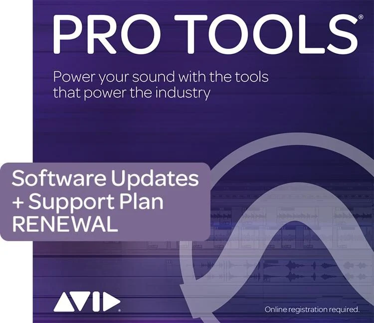 Avid Pro Tools 1-Year Software Updates + Support Plan Renewal