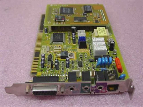 Aztech 138-MMSN85516 bit ISA Sound/Modem Card w Caystal CS9233 Daugh