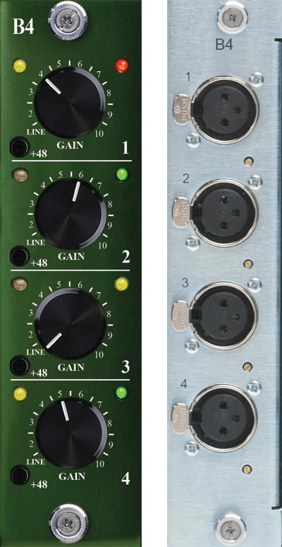 B4-Web-F_B-190104.webp Burl Audio B4 MIC PRE - Daughter Card for the B80/B16 Mothership