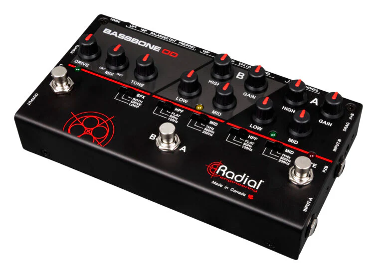 Radial Engineering Bassbone OD - Bass Preamp & Overdrive