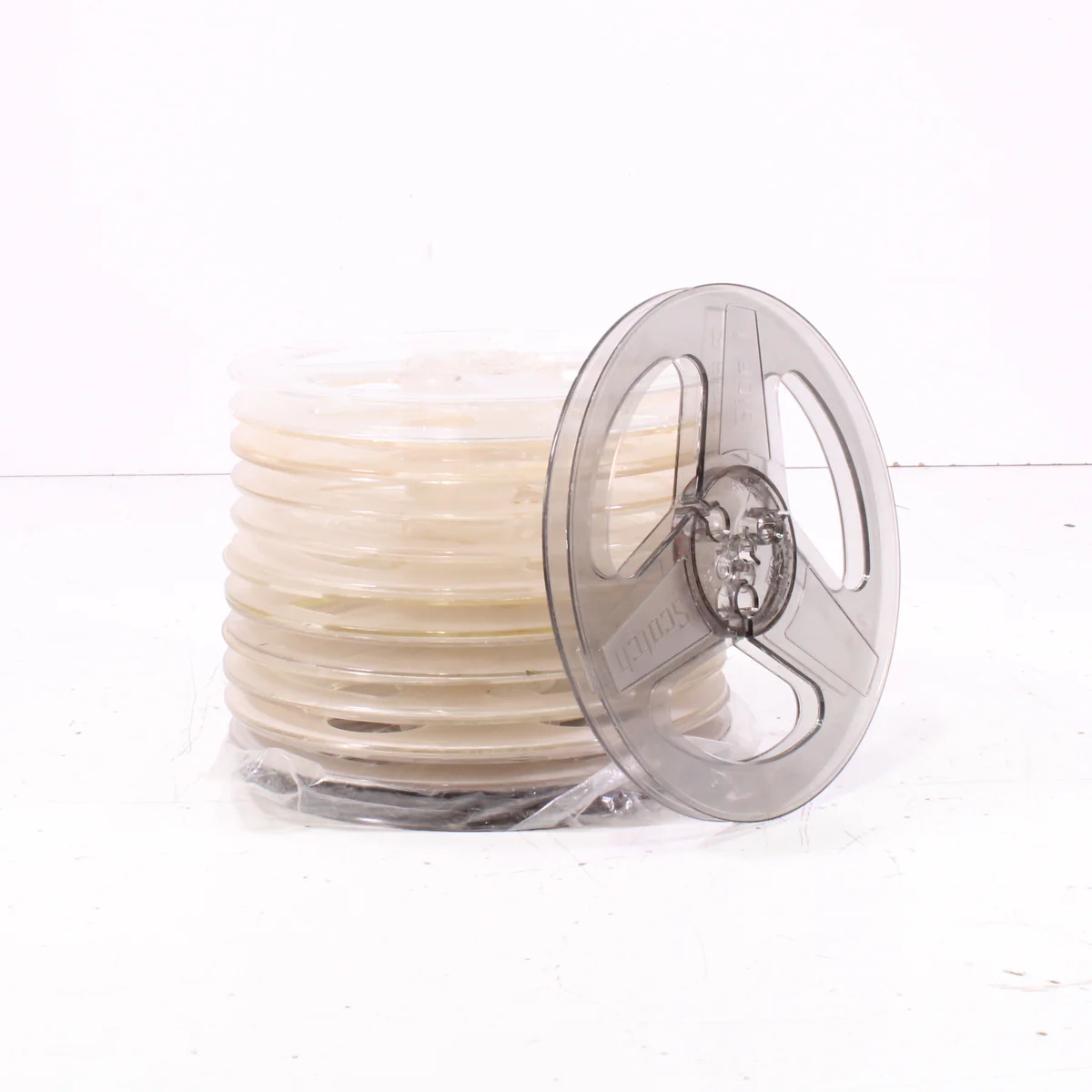 Bundle of 12 Empty Plastic 7" Reel-to-Reel Tapes