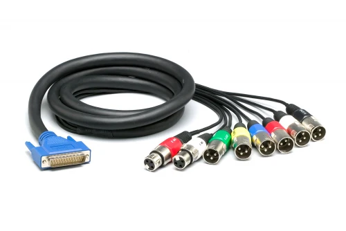 Lynx Studio Technology CBL-L2AudioB 6 ft DB-25 to 8× TRS Breakout Cable
