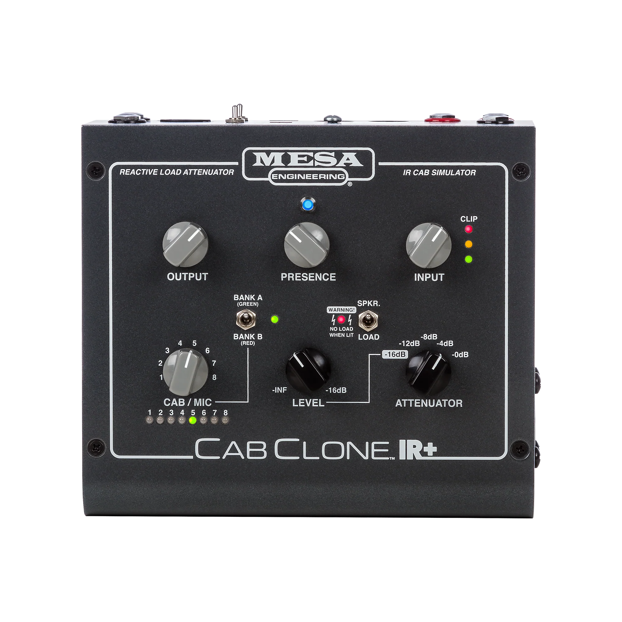 CabCloneIRpls_8OHMS_Front.webp CabClone iR+ Cab Simulator & Attenuator, 8 Ohm