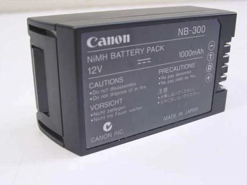 Canon NB-300NiMH Battery Pack 12VDC 1000mA
