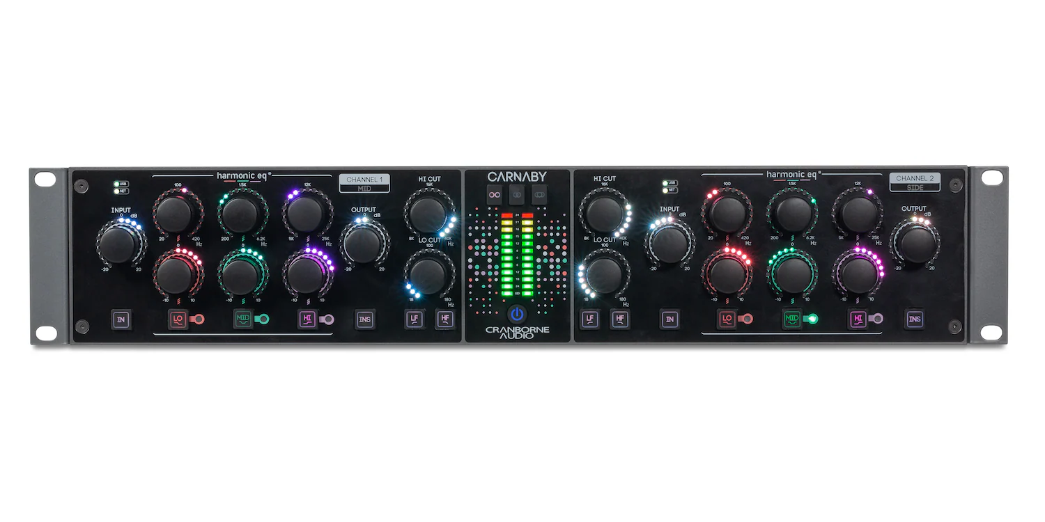 Cranborne Audio Carnaby HE2 - 2U 2-channel HarmonicEQ for 19 Inch Rack