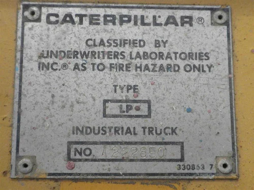 Caterpillar T40D4000 Pound Propane Powered Forklift - As Is
