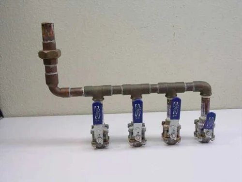 Copper 4 ValveChill Water Manifold