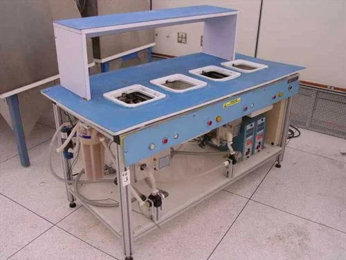 Crest Ultrasonics 4HT-710-3 4G-500-6Wet Bench 2 Each Ultrasonic Tank & Generator 40 kH
