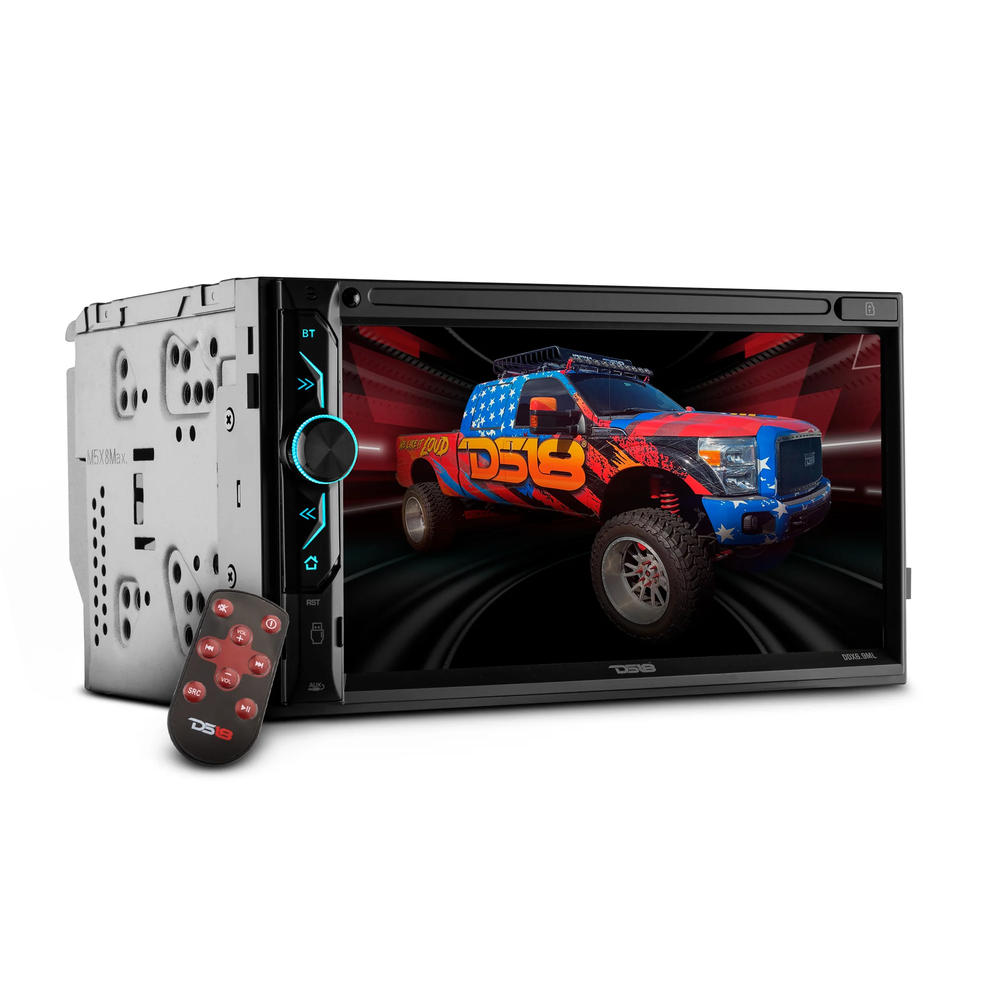 DDX6.9-SCREEN-2000x2000-1.webp 6.9" Touchscreen Double-DIN Headunit with DVD, Bluetooth, USB and Mirror Link