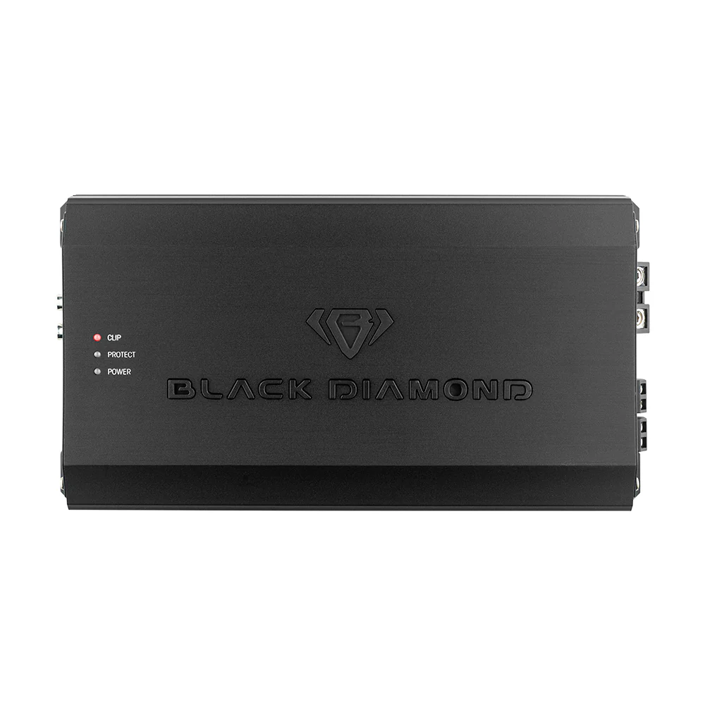 DIA-P1000X1D-TOP.webp Black Diamond 1-Channel Class D Monoblock Amplifier | 1000W RMS at 1-Ohm