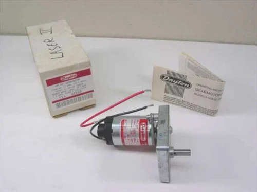 Dayton 4Z838DC Gear Motor 16 Inch-Lbs 1/160 HP 17 RPM 12VDC
