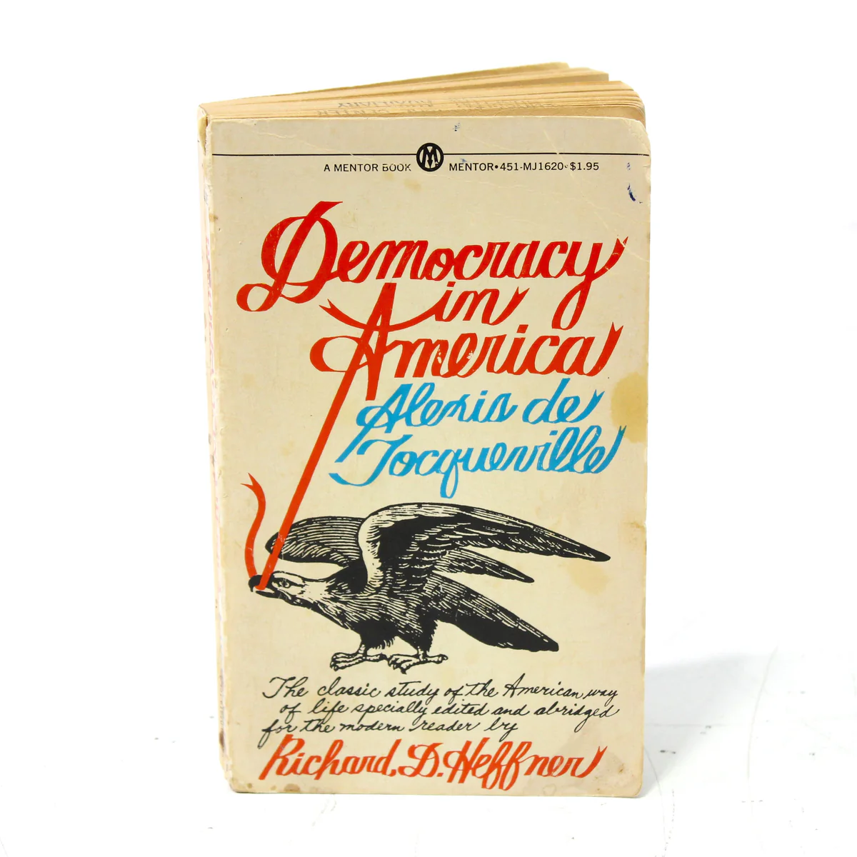 Democracy in America by Alexis de Tocqueville Paperback Book (1956)