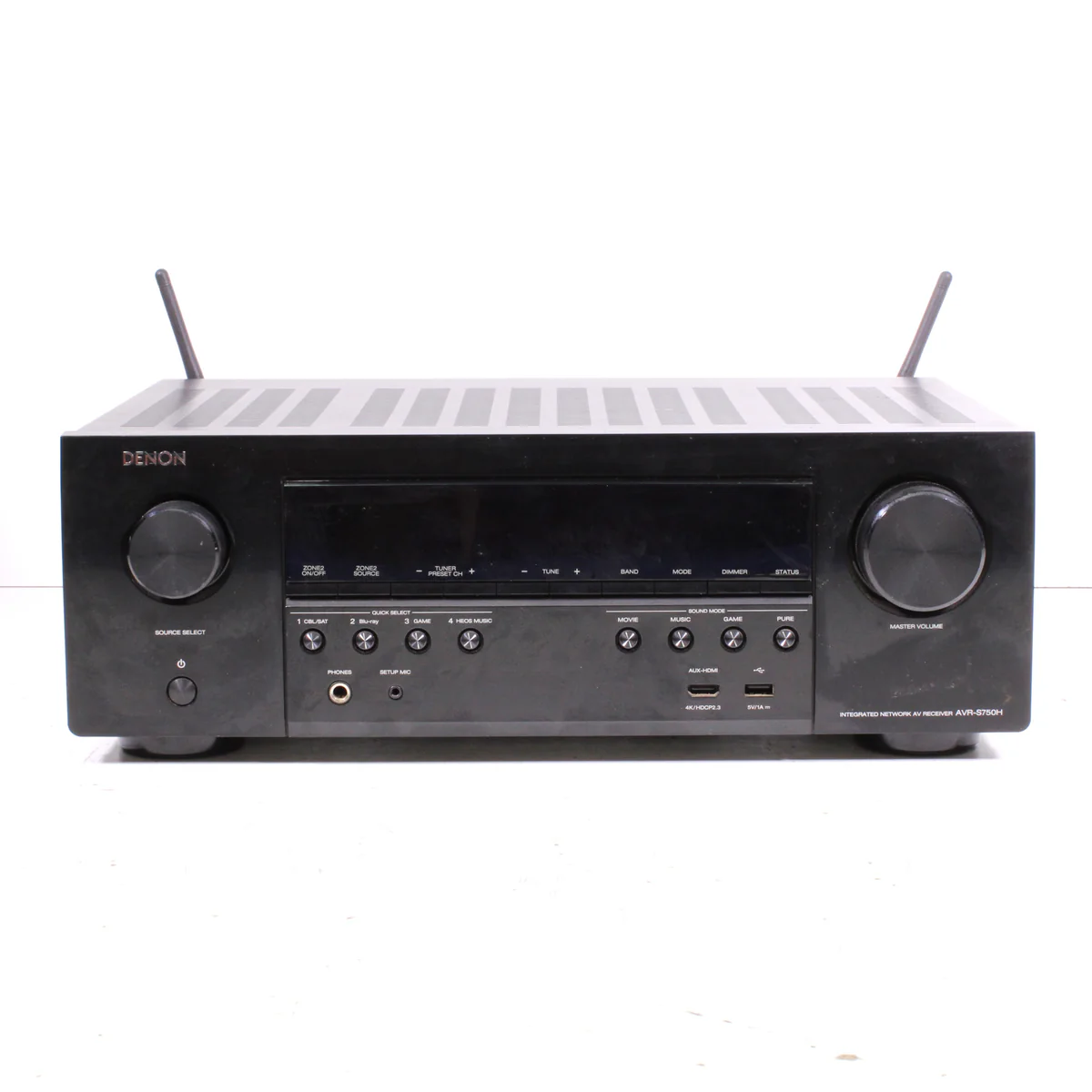 Denon AVR-S750H 7.2-CH AV Home Theater Receiver with Bluetooth (NO REMOTE) (AS IS)