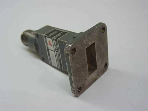 Diamond Antenna & Microwave 5-850N-F Connector to WR90 Transition/Adapter