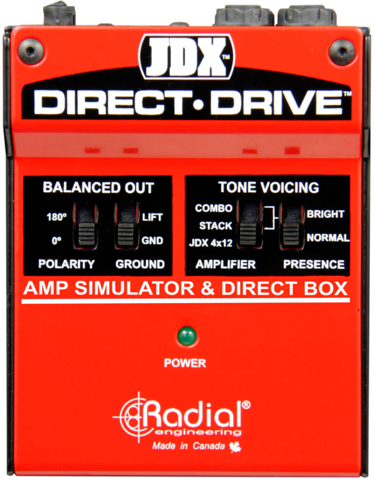 Radial Engineering Direct-Drive - Amp Simulator & DI Box