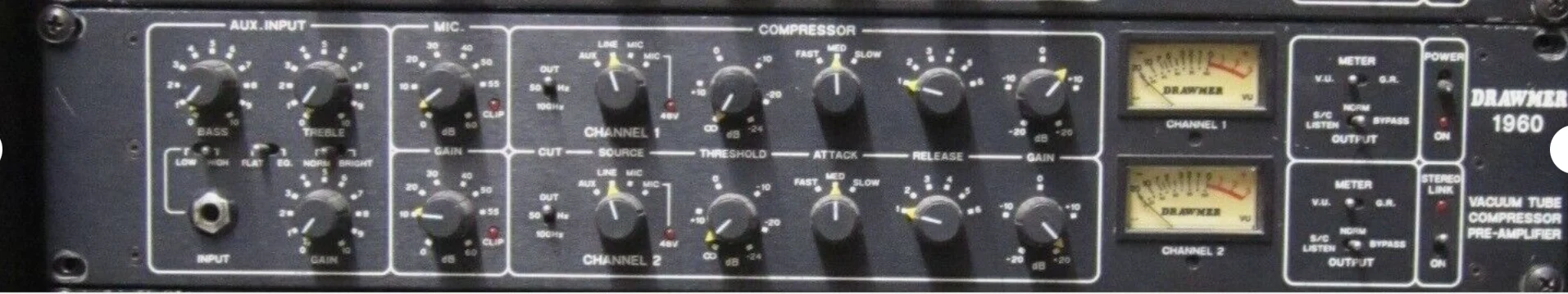 Drawmer 1960 Vacuum Tube Compressor & Pre-Amplifier