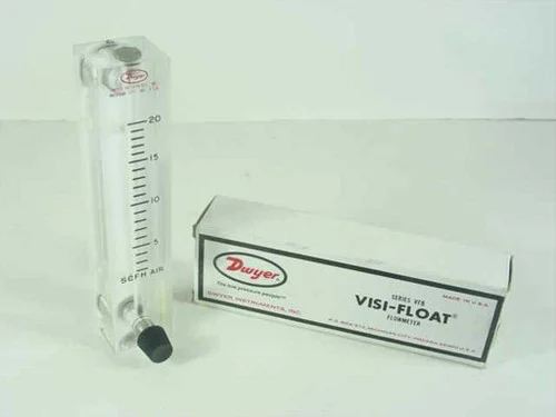 Dwyer VFB-51-SSVVISI-FLOAT Flowmeter 2-20 SCFC Air 4" Scale