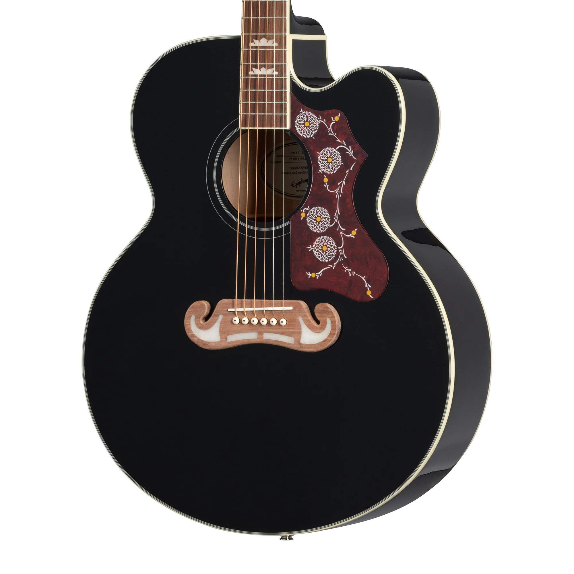 Epiphone J-200 EC Studio, Black