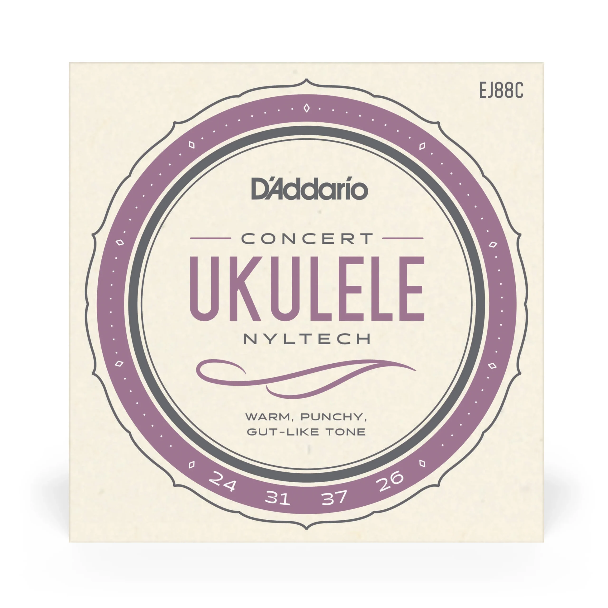 EJ88C_detail1_hi-res.webp D'Addario EJ88C Nyltech Ukulele Strings, Concert