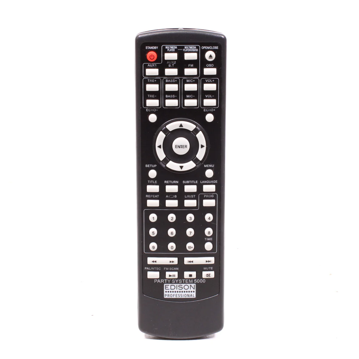Edison Professional Party System 5000 Remote Control for EDS1004 - Edison Professional Party System 5000 Bluetooth Wireless Speaker System