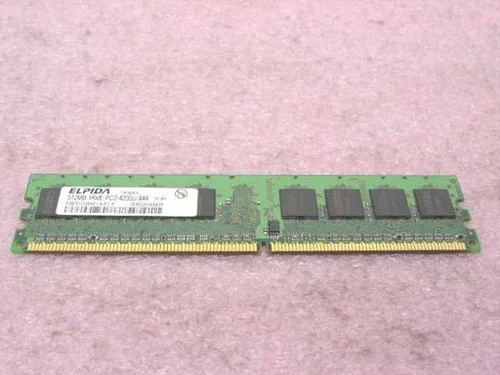 Elpida PC2-4200U-444512MB Memory