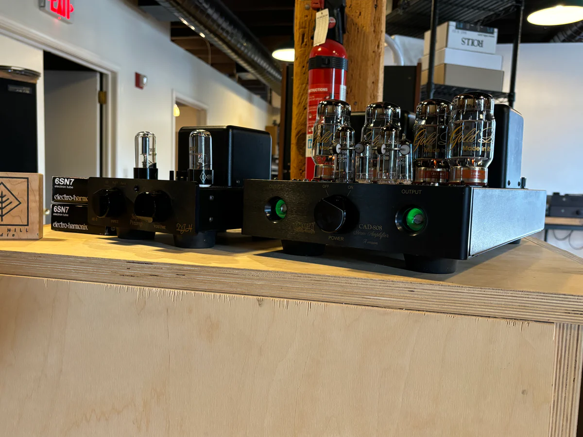 Cary CAD808 "Rocket 88R & Dennis Had DJH Signature AE-3 6SN7 Linestage - USA, USA, USA! Spectacular Combo