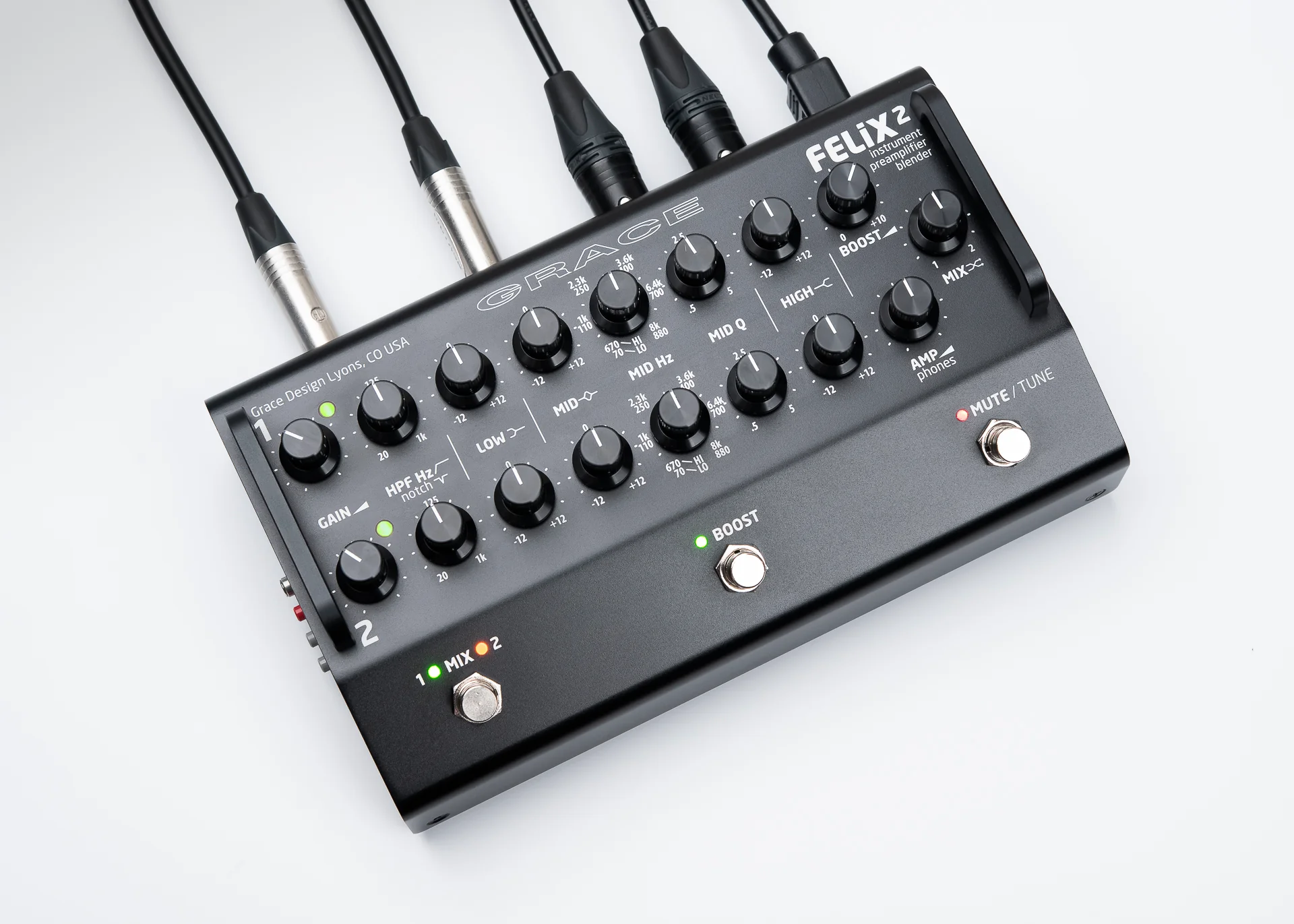FELiX2_blk1.webp Grace Design FELiX2 - Instrument Preamp/Blender