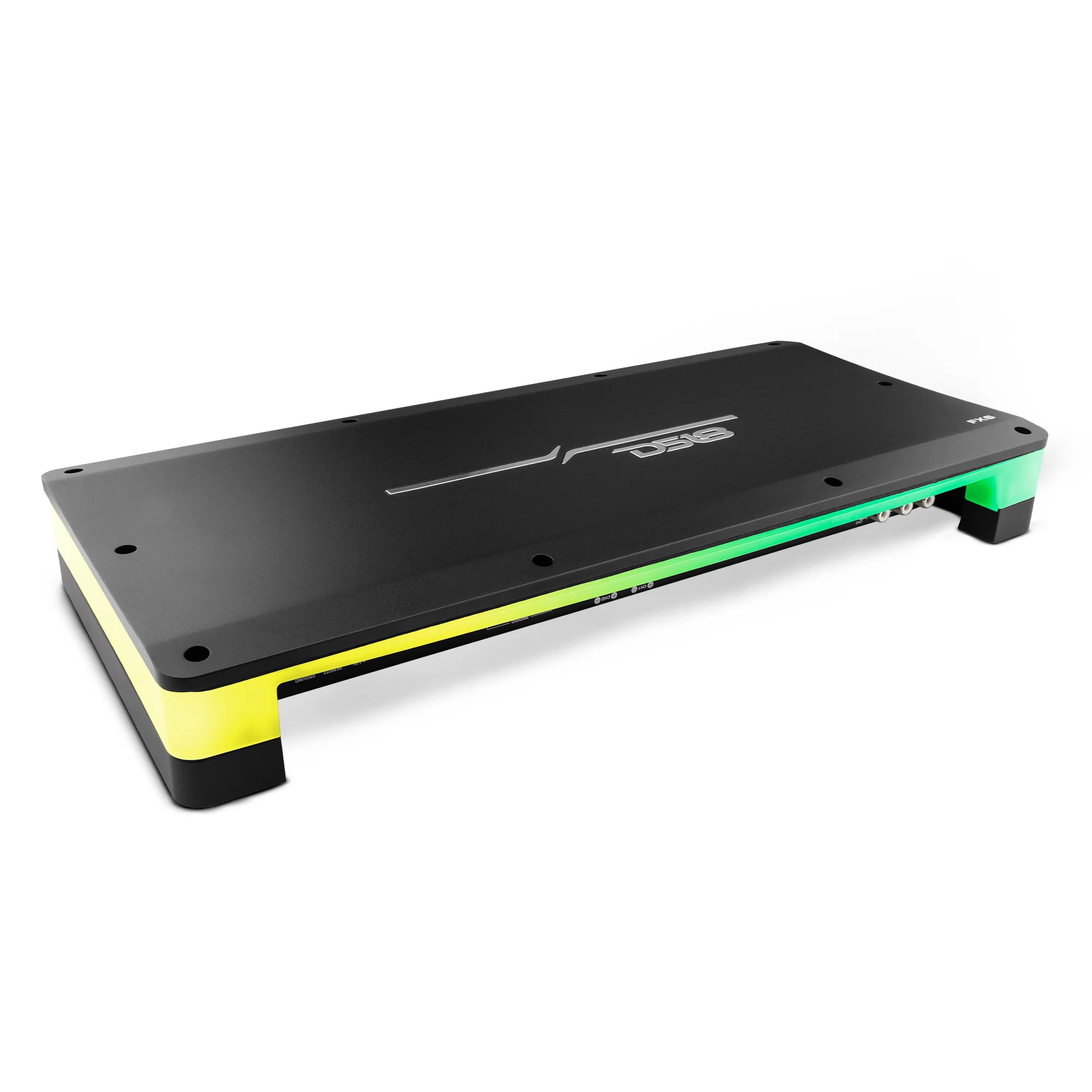 FX6-2000x2000-1.webp Flush Mount / Surface Mount 6 Channel Class D Amplifier With Acrylic Cover for Custom Installation 6 X 180 Watts RMS @ 4 Ohm